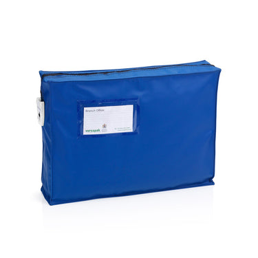 Mail Bag with Gusset ZG1 Blue T2 Front